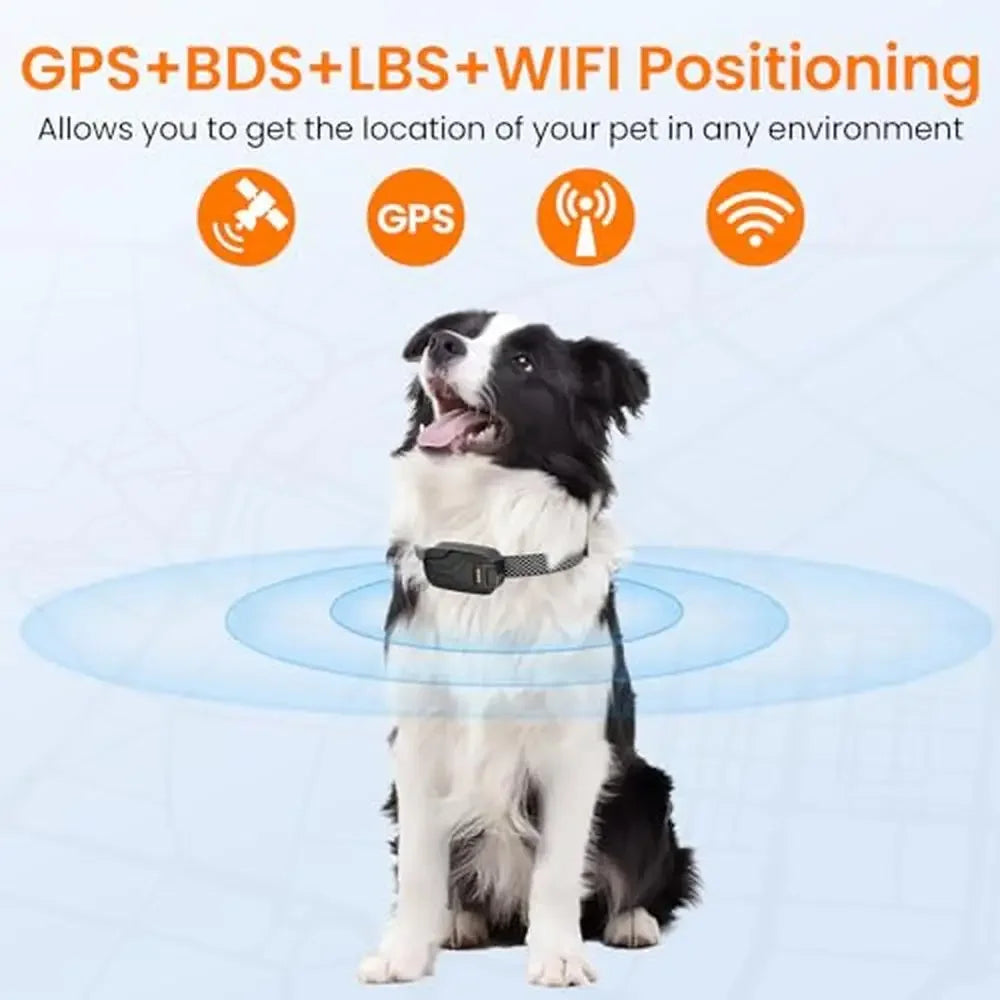 GPS Wireless Fence Pet Tracking Smart Dog Collar