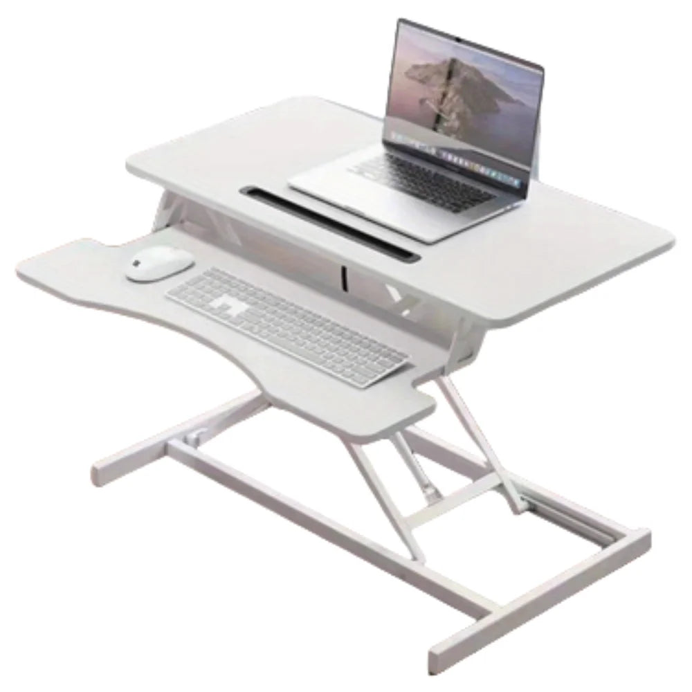 Dual Monitor Riser - Height Adjustable Standing Desk Converter