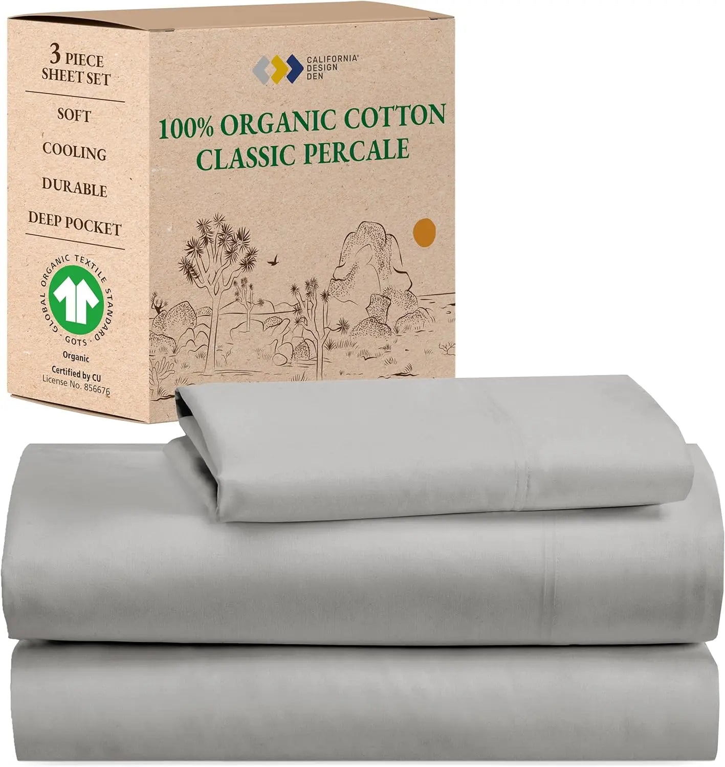 Soft 100% Organic Cotton Sheet Sets