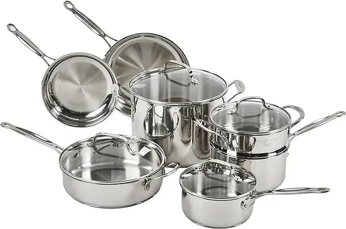 Chef's Classic Stainless Steel Cookware Set