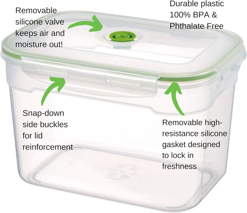 Vacuum Seal Food Storage Container Set