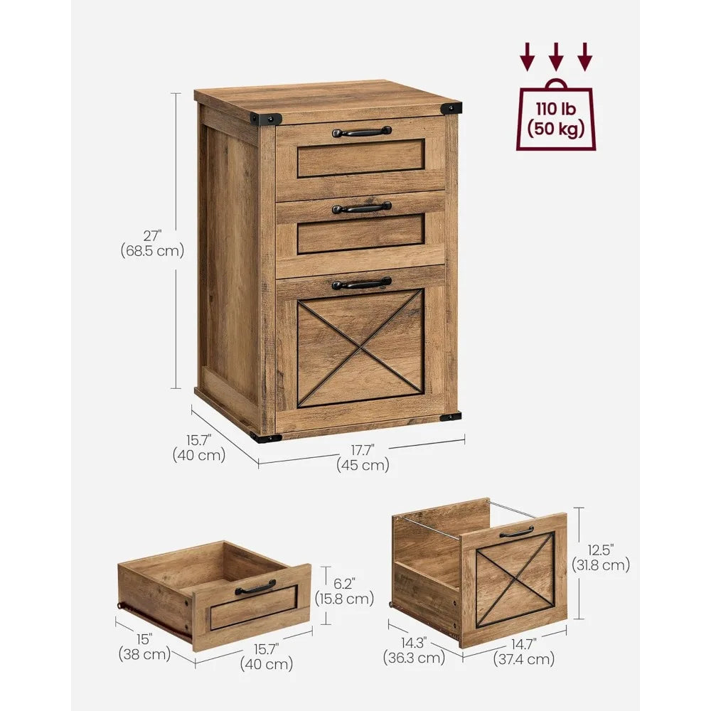 Modern Farmhouse Filing, Printer Cabinet