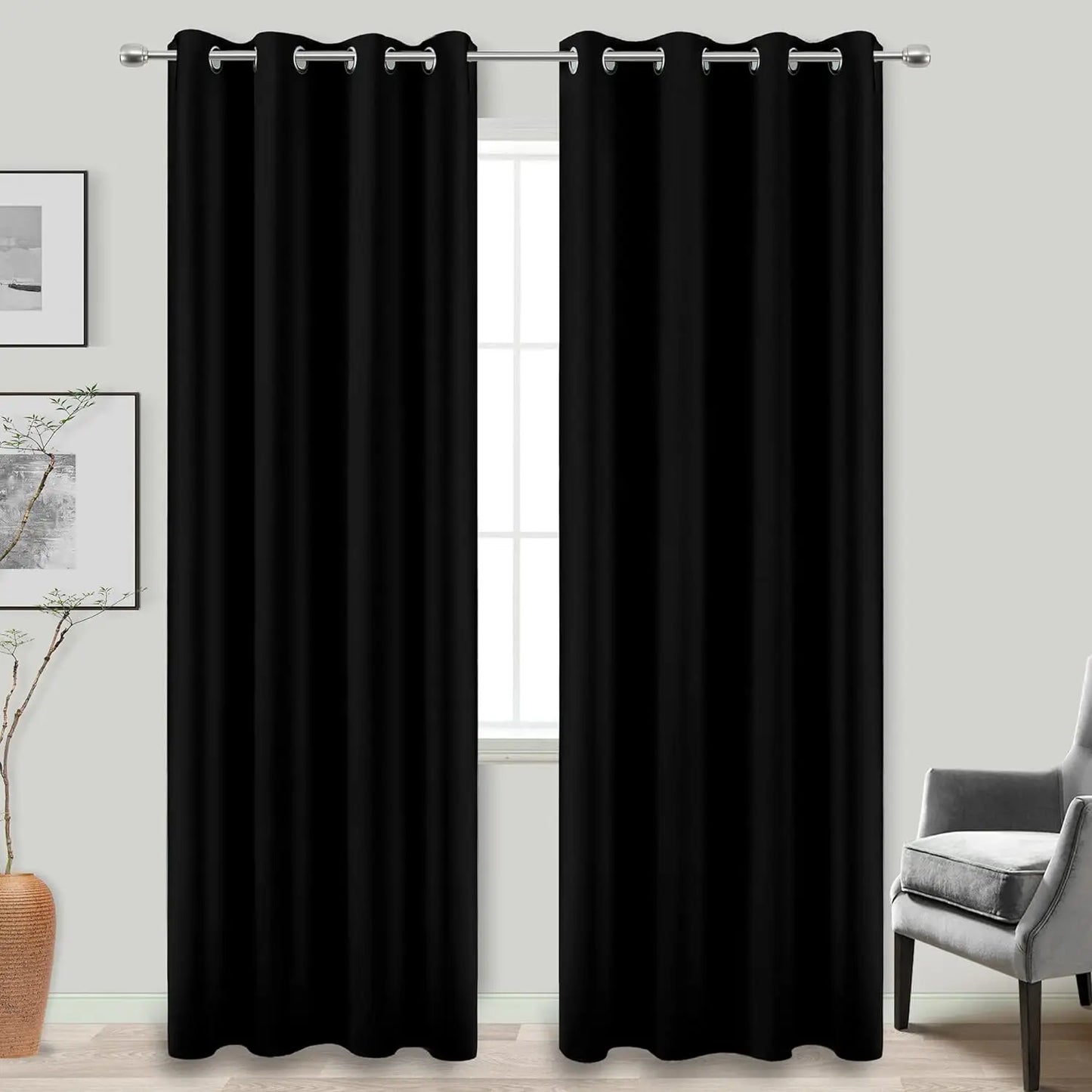 Room Darkening, Extra Wide Curtains