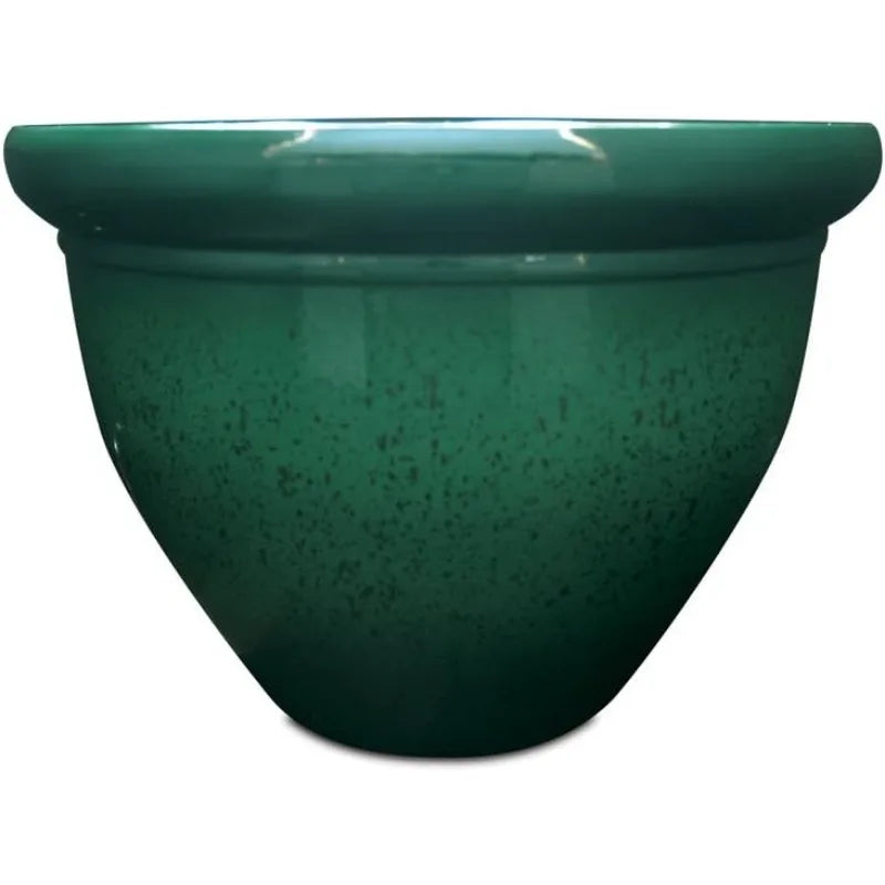 Decorative Round Planter - Lightweight Premium Resin