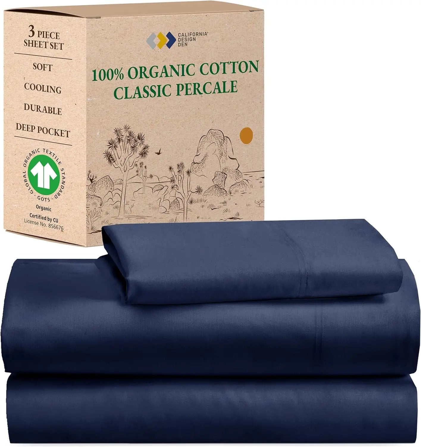 Soft 100% Organic Cotton Sheet Sets