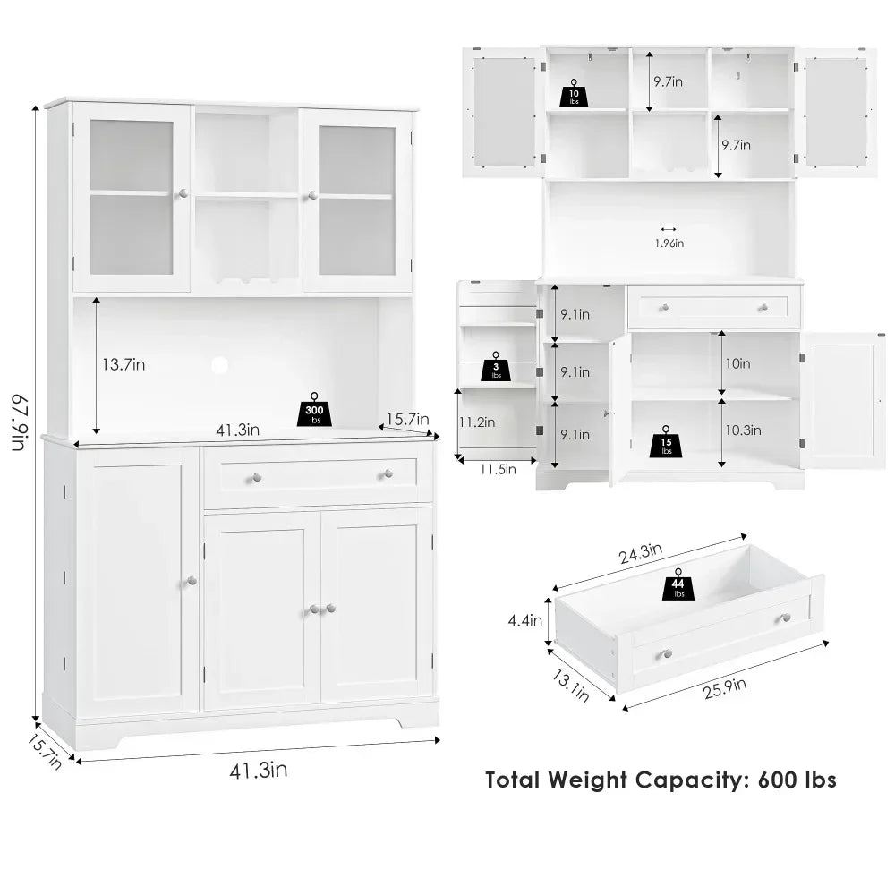 New Kitchen Pantry Storage Cabinet