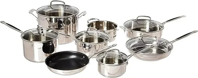 Chef's Classic Stainless Steel Cookware Set