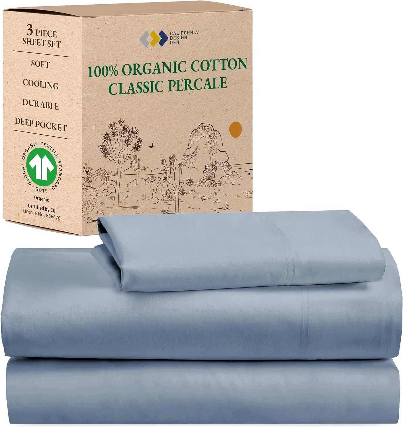 Soft 100% Organic Cotton Sheet Sets